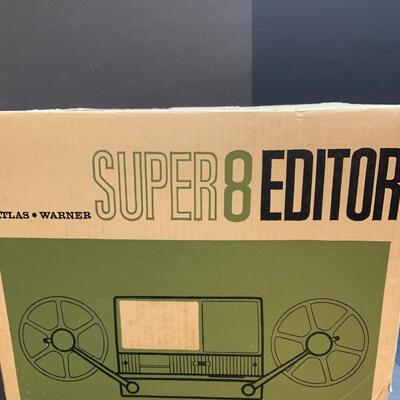 LOT:143: Bell& Howell 33m Movie Projector and Super8 Movie Film Editor