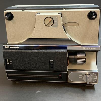 LOT:143: Bell& Howell 33m Movie Projector and Super8 Movie Film Editor
