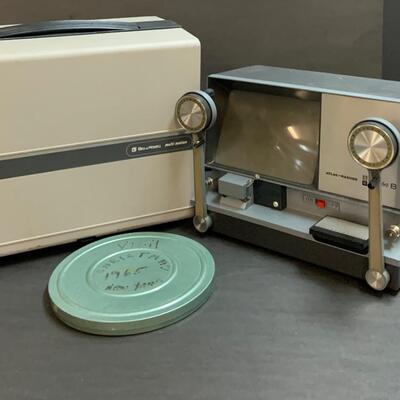 LOT:143: Bell& Howell 33m Movie Projector and Super8 Movie Film Editor