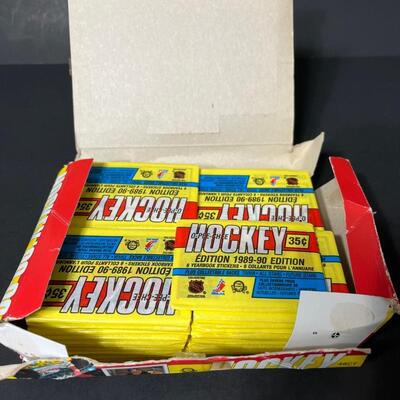 LOT 200: NHL Hockey Cards 40+ Unopened Packs O-Pee-Chee 1989-90 & More
