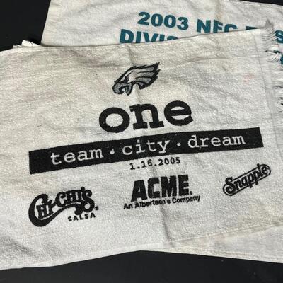 LOT 201: Eagles Collectibles and Cards - Signed Min-Football & More