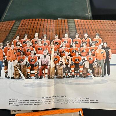 LOT 202: Flyers and Other 70s Hockey Memorabilia in Vintage Case