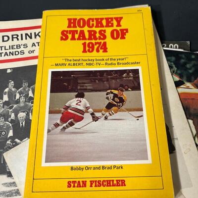 LOT 202: Flyers and Other 70s Hockey Memorabilia in Vintage Case