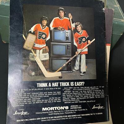 LOT 202: Flyers and Other 70s Hockey Memorabilia in Vintage Case