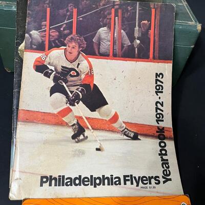 LOT 202: Flyers and Other 70s Hockey Memorabilia in Vintage Case