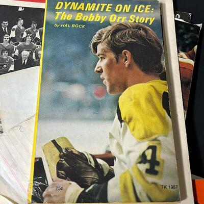 LOT 202: Flyers and Other 70s Hockey Memorabilia in Vintage Case