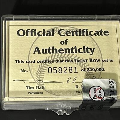 LOT 203: Lot of Baseball Collectibles and Cards