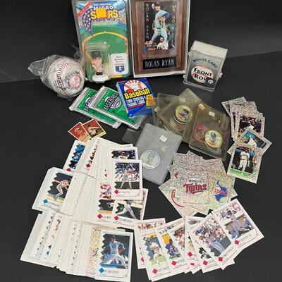 LOT 203: Lot of Baseball Collectibles and Cards