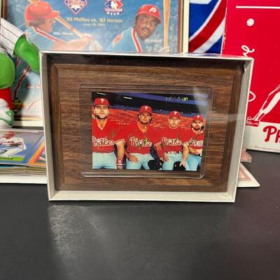 LOT 204: Philadelphia Phillies Memorabilia and Baseball Cards