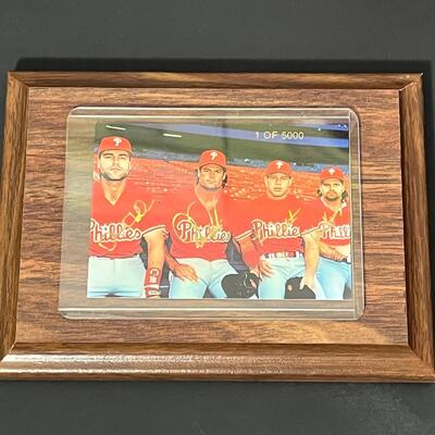 LOT 204: Philadelphia Phillies Memorabilia and Baseball Cards