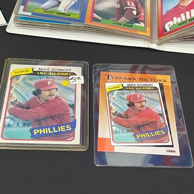 LOT 204: Philadelphia Phillies Memorabilia and Baseball Cards