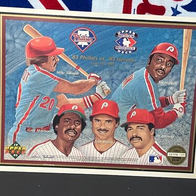 LOT 204: Philadelphia Phillies Memorabilia and Baseball Cards