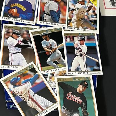 LOT 205: Assorted Baseball  Cards - Mostly 90s