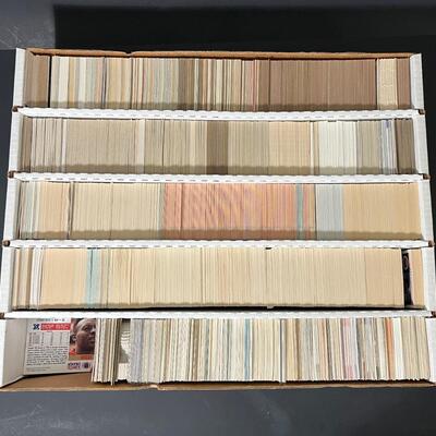 LOT 208: Big Collection of Sports Cards - Mostly Baseball, Some Football