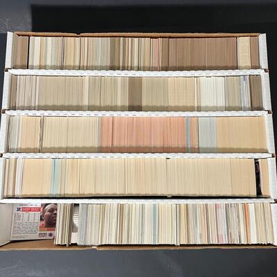 LOT 208: Big Collection of Sports Cards - Mostly Baseball, Some Football