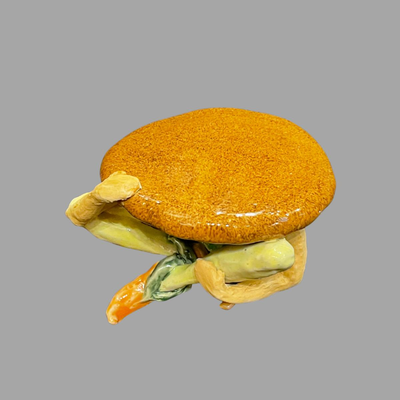 Susan Bergman Mushroom Head Sculpture - 8"