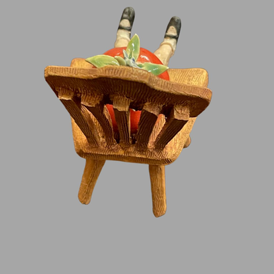 Susan Bergman Chairy Tomato Sculpture - 7"