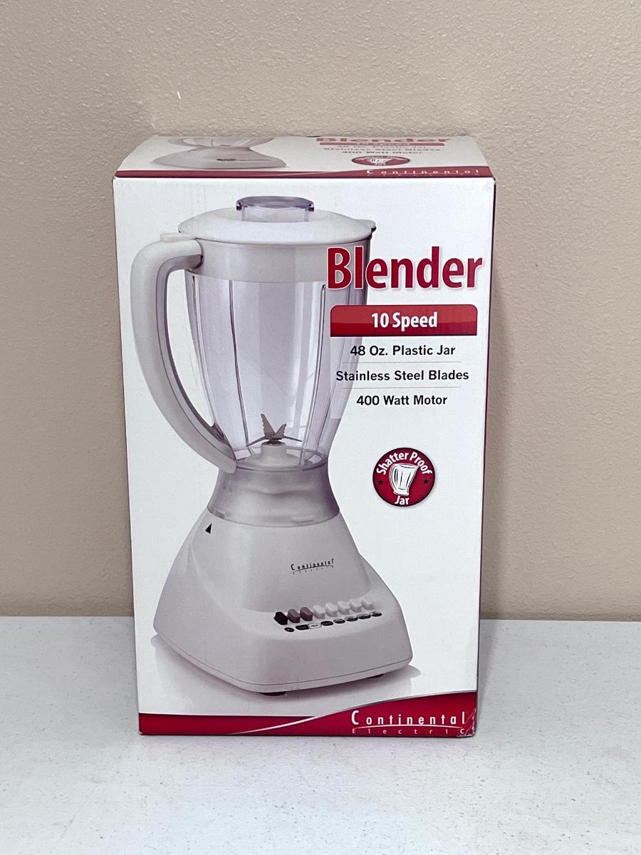 CONTINENTAL ELECTRIC 10 Speed Blender NIB
