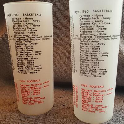 Pair of Scarce U of L Early Schedule Glasses