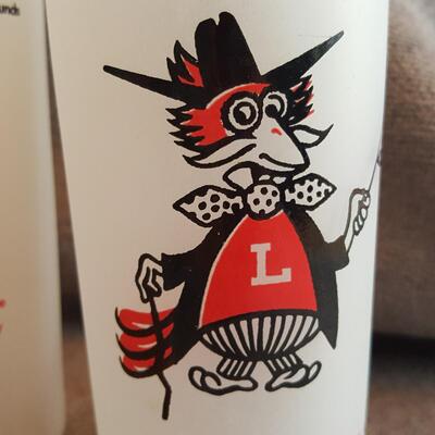 Pair of Scarce U of L Early Schedule Glasses