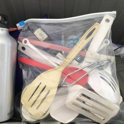 117 Large LOT of Kitchen Supplies