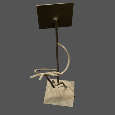 New Orleans Metal Sculpture Artist (unknown) - Flambeaux Carriers - 17"