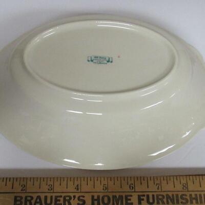 Vintage Coralbel Oval Veggie Bowl and Oval Large Platter