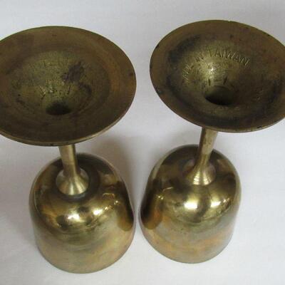 2 Older Brass Goblets