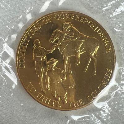 585  1883 Liberty Head 'V' No Cents Nickel Very Fine/ 1973 American Revolution Bicentennial Commemorative Medal Mint