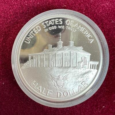 591  Proof 1732-1982 Commemorative Silver Half Dollar w/ COA