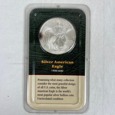593  Uncirculated 2000 Silver American Eagle 1oz. Silver Dollar Bullion Coin