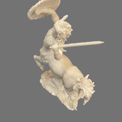 Greek Centaur Alabaster Sculpture - 12"