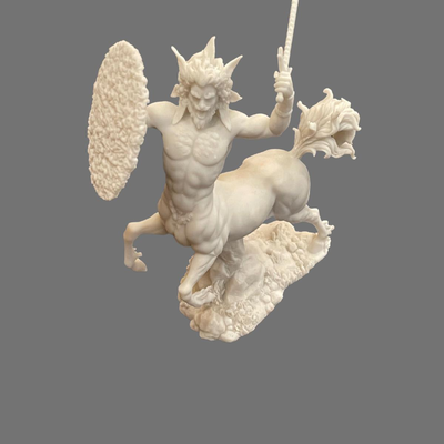 Greek Centaur Alabaster Sculpture - 12"