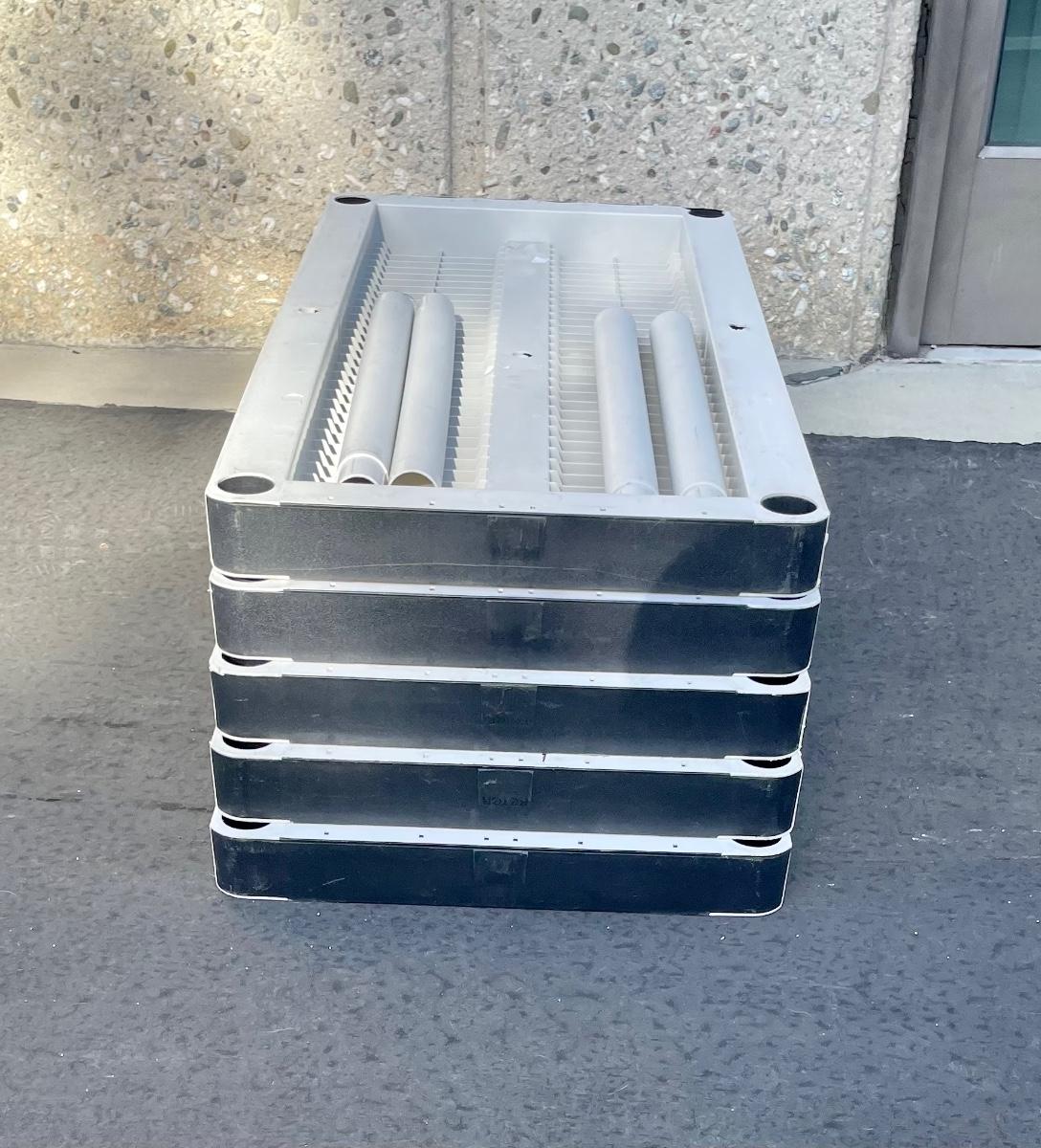 5Shelf Plastic Ventilated Storage Shelving Unit Intertek Keter HDX 36