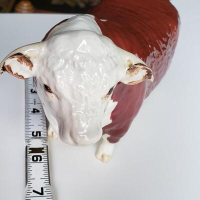Beswick of England cow and bull