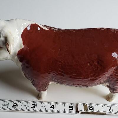 Beswick of England cow and bull