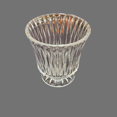 Block Crystal Chalet Poland Biscuit Footed Barrel - 8"