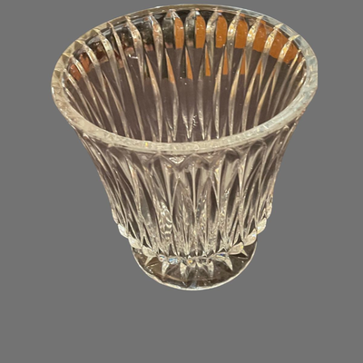Block Crystal Chalet Poland Biscuit Footed Barrel - 8"