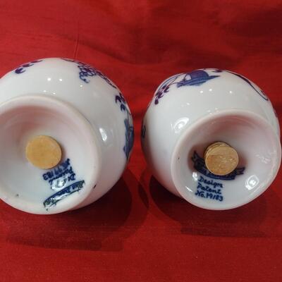 Blue Danube China - Salt & Pepper Set