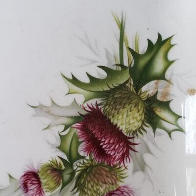 Royal Albert Porcelain tray with thistles, Made in England