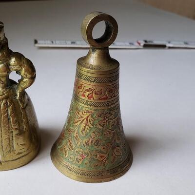 Two brass bells