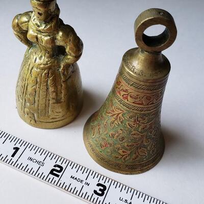 Two brass bells