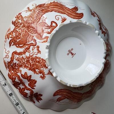 Royal Crown Derby Bowl Red with Birds
