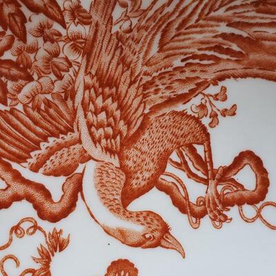 Royal Crown Derby Bowl Red with Birds