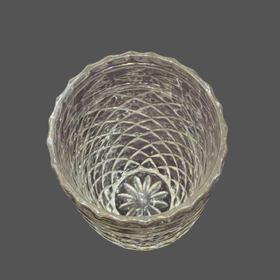 Zajecar Yugoslavian Lead Crystal Vase - 8"