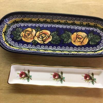 Oblong trays