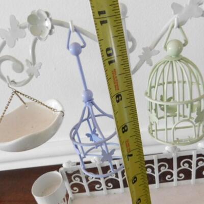 Metal Art Double Arm Wax Warmer Cage Stand