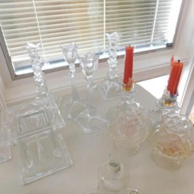 Collection of Candle Holders and Candle Shades