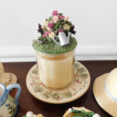 Set of Cute Garden Themed Candle Cups Many by Yankee Candle