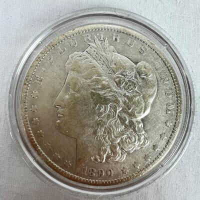 614  1890-O Morgan Silver Dollar
